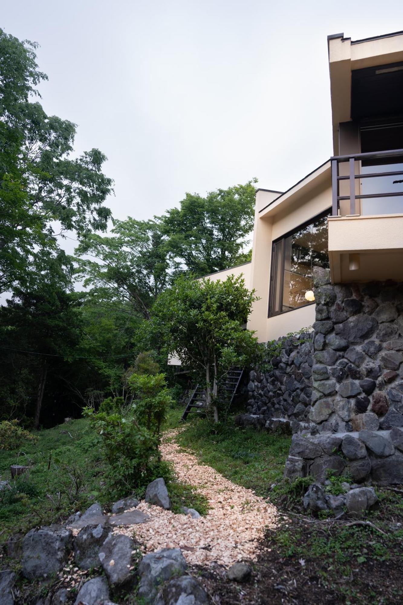 Aknot Hakone 大涌谷を望むモダニズム建築 東京から90分 Vila Exterior foto
