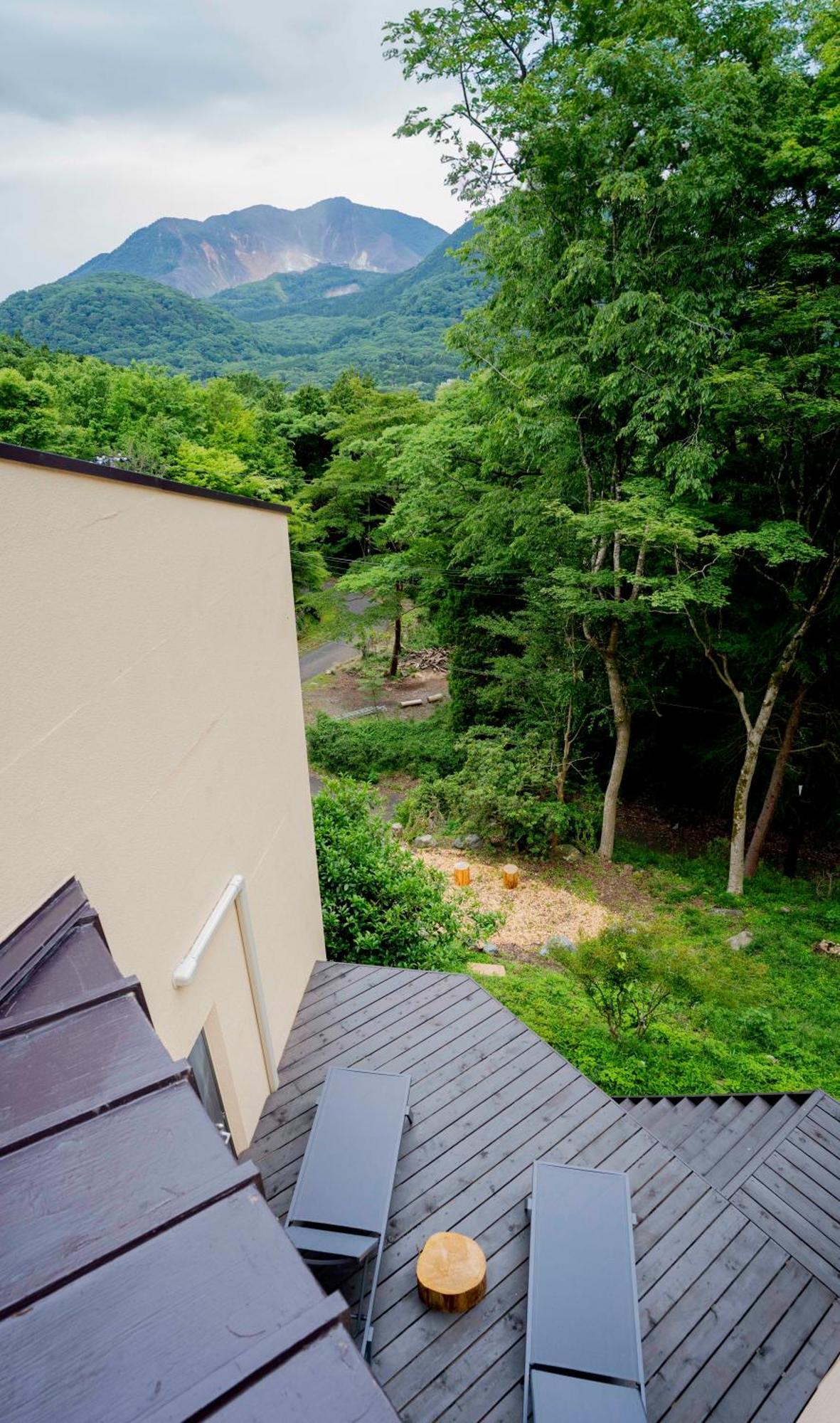 Aknot Hakone 大涌谷を望むモダニズム建築 東京から90分 Vila Exterior foto
