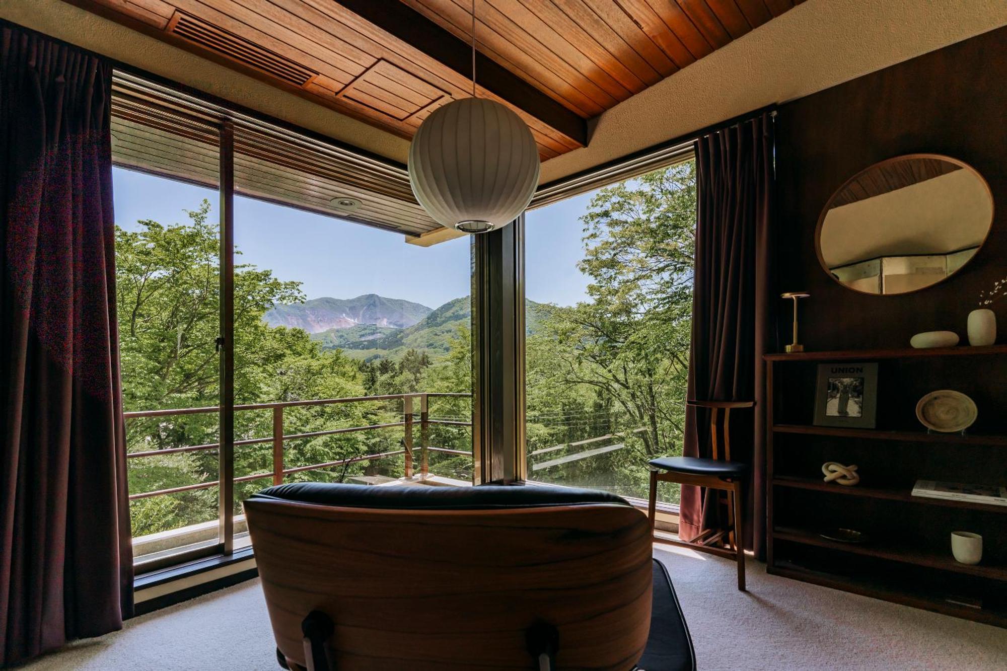 Aknot Hakone 大涌谷を望むモダニズム建築 東京から90分 Vila Exterior foto